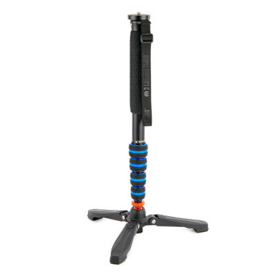 3 Legged Thing Punks Taylor 2.0 Magnesium Alloy Monopod Blue with Docz foot st...