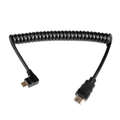 Caruba HDMI MiniHDMI Spring Wire Angled