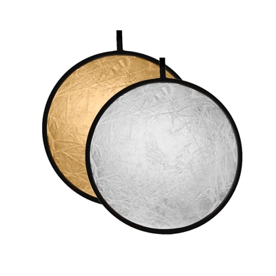 Caruba Reflectiescherm 2 in 1 Goud &amp; Zilver   60cm