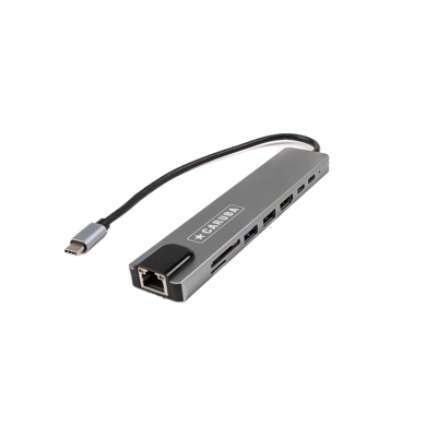 Caruba 8 in 1 USB C Hub met Ethernet