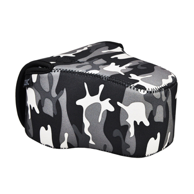 JJC OC MC0GR Neopreen Camera Cover   Camouflage Grey (S)
