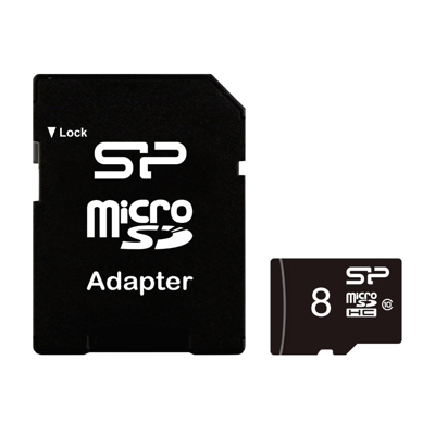 Silicon Power SDHC 8GB Micro SD 40MB/s (8GB)