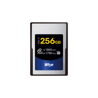 Wise 256GB CFexpress 4.0 Type A Mk II Memory Card 1750 MB/s (256GB)