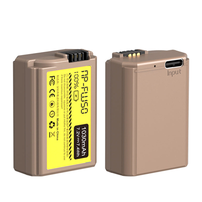 Ulanzi Sony NP FW50 Type Lithium Ion Battery with USB C Charging Port (1030mAh)