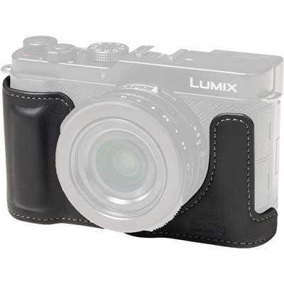SmallRig 5698 Leather Half Case for Panasonic LUMIX L10 Black