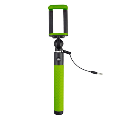 Caruba Selfie Stick Plug &amp; Play   Green