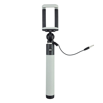 Caruba Selfie Stick Plug &amp; Play   Grijs