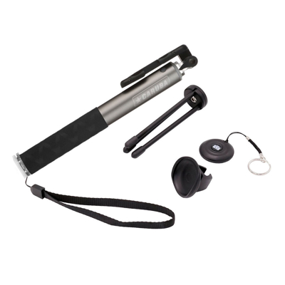 Caruba Selfie Stick Large Bluetooth   Grijs