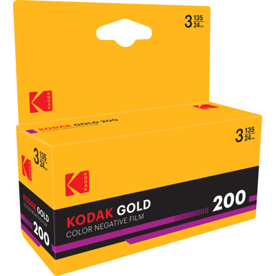 Eastman Kodak Gold 200 135-24 exp 3-pack Horizontal