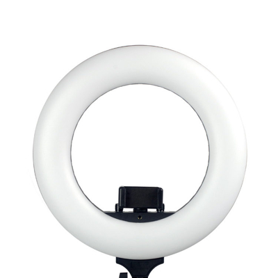 Caruba Round Vlogger 12 inch LED Set met Tas   Zwart
