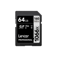 Lexar Pro 1066x paměťová karta SDXC U3 (V30) UHS-I R160/W70 (64GB)