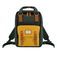 Laptop backpack 14'' Himawari 188L (green-yellow) (zeleno žlutá)