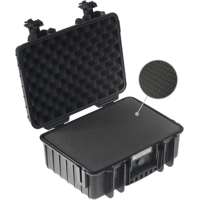 BW Outdoor Cases Type 4000 / Black (pre-cut foam) (Černá)