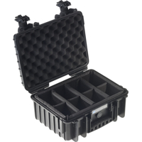 BW Outdoor Cases Type 3000 / Black (divider system) (Černá)