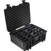 BW Outdoor Cases Type 6000 / Black (divider system) (Černá)