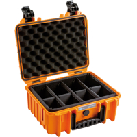BW Outdoor Cases Type 3000 / Orange (divider system) (Oranžová)