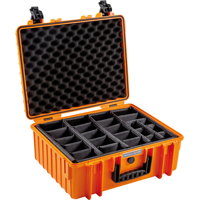BW Outdoor Cases Type 6000 / Orange (divider system) (Oranžová - divider system)