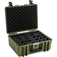 BW Outdoor Cases Type 6000 / Bronze green (divider system) (Zelená)