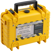 BW Outdoor Battery.case P908.08. Transport & Storage of defective lithium batteries, yellow (Žlutá)