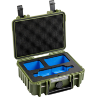 BW Outdoor Case Type 500 for Insta360 X3, bronze-green (Zelená)