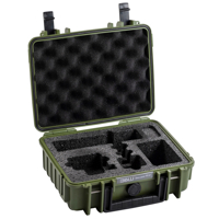 BW Outdoor Action Case Type PP.41 I for GoPro HERO 13AP (fits GoPro 9-13AP), bronze green (Zelená)