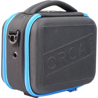 ORCA OR-142 Hard Shell Monitor 7'' Bag (Černá,Modrá)