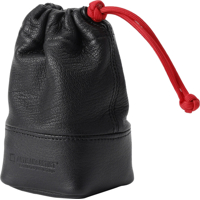 Artisan & Artist  ACAM-LPL140  Full Leather Lens Pouch (M) Black (M)