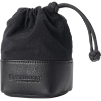 Artisan & Artist  ACAM-LP120  Fabric and Leather Lens Pouch (S) Black (S - černá)