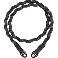 Artisan & Artist I ACAM-707 I Spiral Cord Strap, Black/Grey (Černá,Šedá)