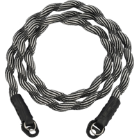 Artisan & Artist I ACAM-708 I Spiral Cord Strap (Long), Black/White (Černá,Bílá)