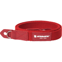 Artisan & Artist  ACAM-102  Slim Cloth Strap (w/Ring-type/Eyelets) Red (Červená)
