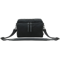 Artisan & Artist  ACAM-1100  Canvas Shoulder Bag (Small) (Černá)