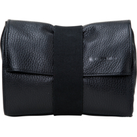 Artisan & Artist  ACAM-78  Leather Pouch in Kipskin Leather (L) Black (L - černá)