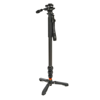 3 Legged Thing Legends Lance 2.0 Monopod Kit w/ DOCZ2 Foot Stabilizer & AH Trinity Darkness/Matte Black (černá vč. stabilizátoru)