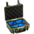 BW Outdoor Case Type 500 for Insta360 X3, bronze-green (Zelená)