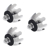 3 Legged Thing Clawz Set van 3 statiefvoetjes (1/4 '' 20 schroeven en 3/8'' compatibel)