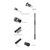 Caruba Aluminium Microfoon Boompole (109cm 250cm) Universeel