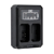 JJC Sony DCH NPFW50 USB Dual Battery Charger (voor Sony NP FW50 accu)