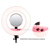 Caruba Round Vlogger 18 inch LED Set PRO met Tas   Roze
