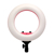 Caruba Round Vlogger 12 inch LED Set met Tas   Roze