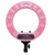 Caruba Round Vlogger 12 inch LED Set met Tas   Roze