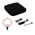 Caruba Round Vlogger 12 inch LED Set met Tas   Roze