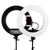 Caruba Round Vlogger 18 inch LED Set Economy met Tas   Zwart