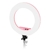 Caruba Round Vlogger 18 inch LED Set Economy met Tas   Roze